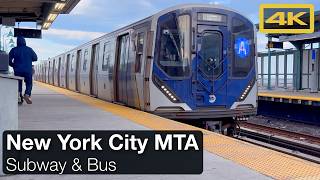 New York City MTA Subway, MTA Bus, Ferry, Buses and trains, 4K New York City MTA Subway, MTA Bus, Ferry, Buses and trains, 4K