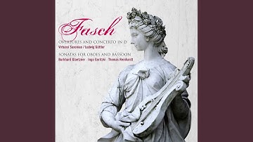 Overture in D Minor for Three Flutes, Three Oboes, Bassoon, Strings and Basso Continuo: 4. Air II