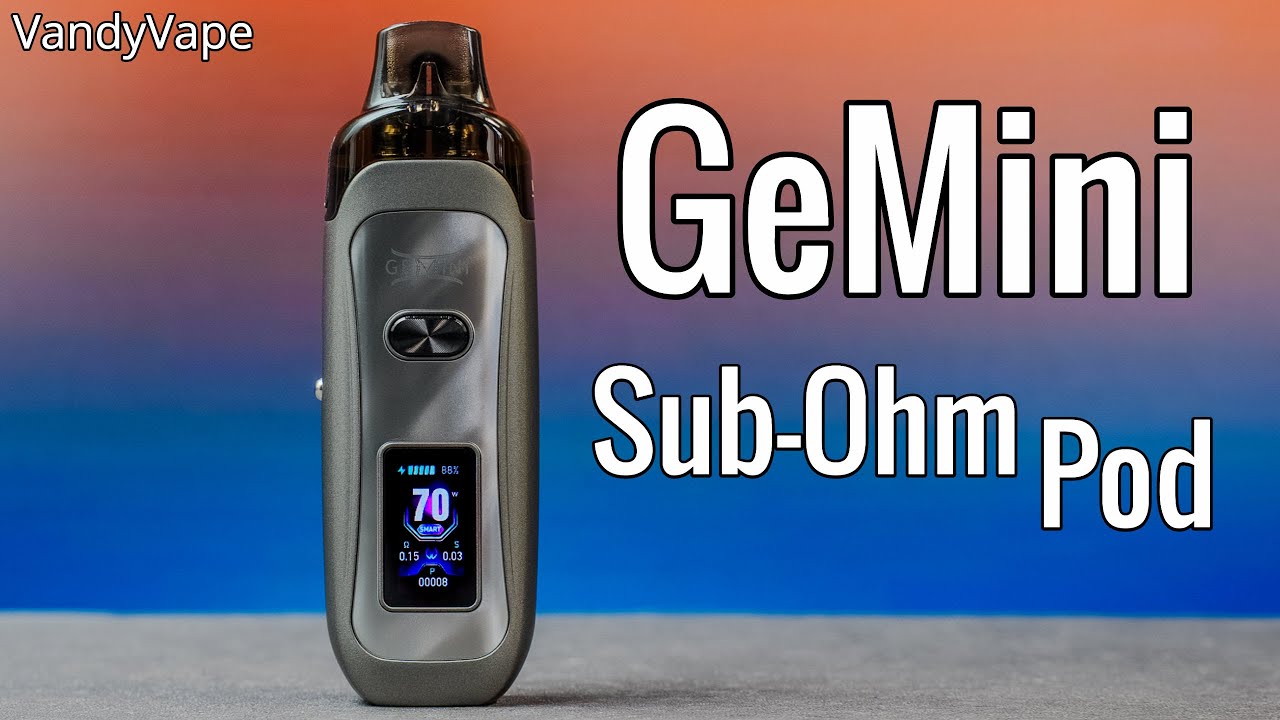 VandyVape Gemini — это сабомный бомбер.