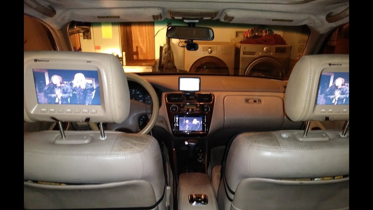 TV Headrest Installation (9802 Honda Accord) YouTube
