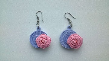 How To Make Paper Rose Earrings - DIY Crafts Tutorial - Guidecentral