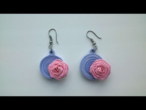 Floral Design Festival Quilling Earrings at Rs 180/pair in Bhandara | ID:  22529724030