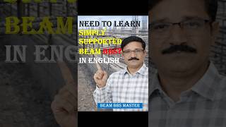 Simply Supported Beam BBS | Complete BBS Calculation Explained | Beginners BBS Training #shortsfeed