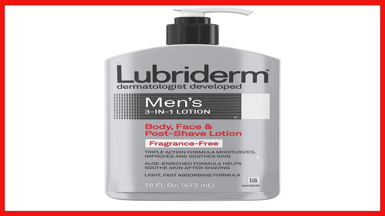 Great Product Lubriderm Mens 3 In 1 Moisturizing Body Lotion With 