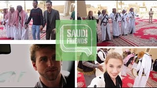 Americans In Saudi Arabia - Traditional Saudi Dance - رحلة الامريكان إلى السعودية 3/ 3 العرضة