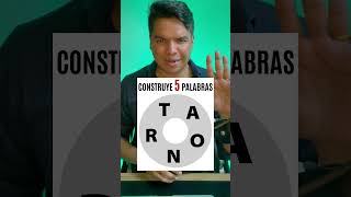 Descubre 5 palabra utilizando estas 5 letras #retomental Descubre 5 palabra utilizando estas 5 letras #retomental