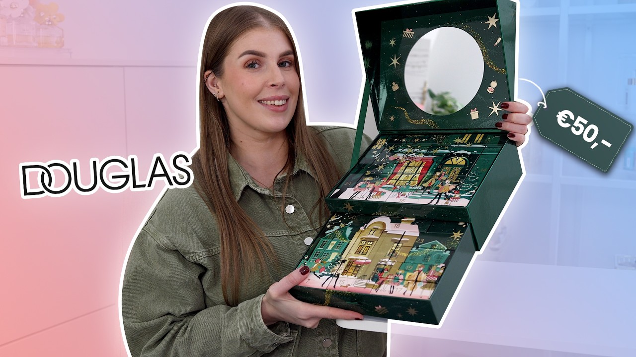 Douglas Luxury adventskalender unboxing 💚🎄