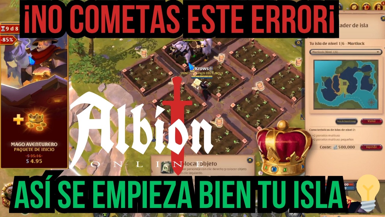 🏝️ Tu Primera Isla en Albion Online | Guía Completa para Empezar y Ganar Plata 💰