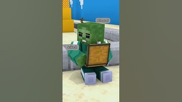 When Zombie and Steve Plays Squid Game Dalgona Candy | @minecraft l Minecraft Animation #shorts