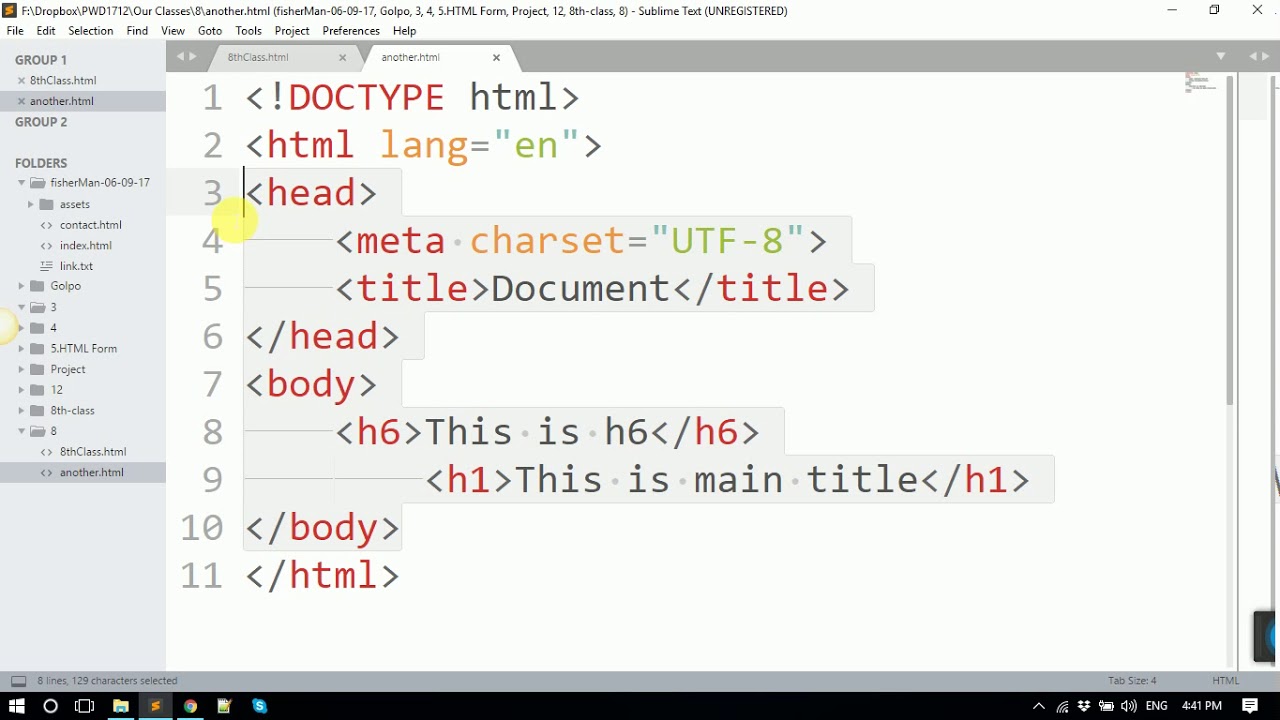 External CSS, class, id, grouping, selector and box model - Class-8 ...