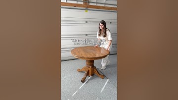 How to update & makeover your KITCHEN TABLE! 🤭 #woodtable #tablediy #furnituremakeover #painted