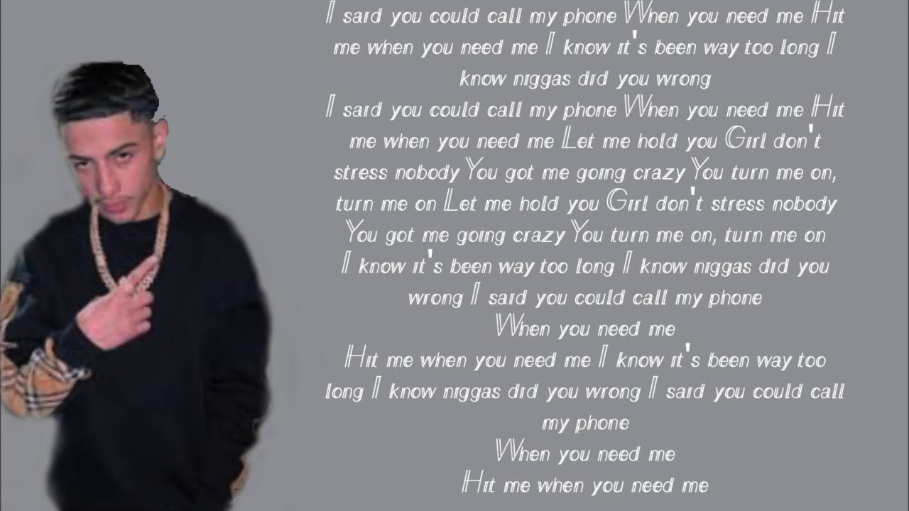 Need It Lyrics need me lyrics|hodbaby lyrics - YouTube