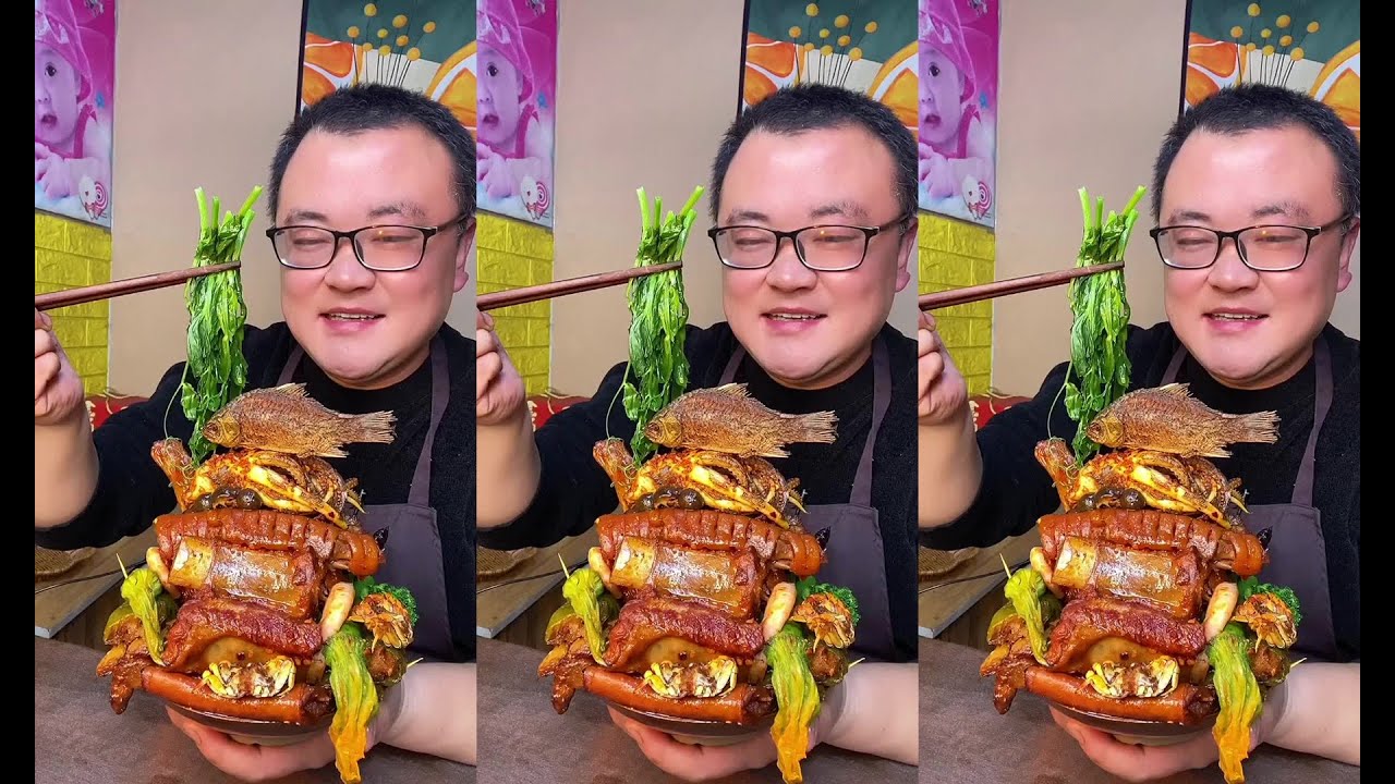 ASMR MUKBANG SEAFOOD DELICIOUS PORK BELLY  EATING SHOW 吃播taotao