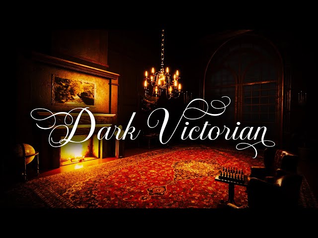 Dark Victorian Mansion | Piano and Cello with Storm Ambience class=