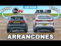 BMW X6M vs 675hp Jaguar F-Pace SVR 'Lister': ARRANCONES