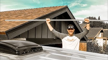 How to install ROOF RAILS on your van! (SO EASY!)