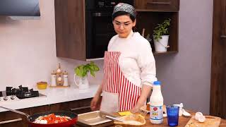 کسرول سوسیس و سبزیجات با شیر Esl