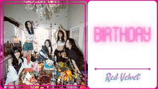 Red Velvet 레드벨벳 'Birthday' Easy Lyrics (Rom/Eng)