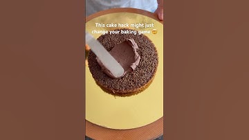 A Must-Know Hack for Every Baker #cakehacks #cakedecorating