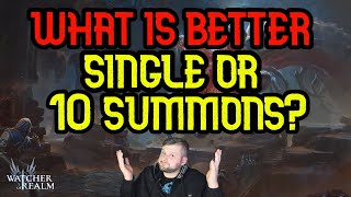 Single Summons Better Than Ten Summons Or Not I Pull 110 Rare Summons - Watcher of Realms