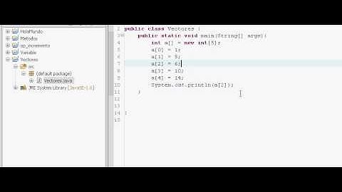 Tutorial Java en Español - Capitulo 08 - Vectores