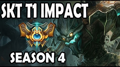 SKT T1 Impact Maokai vs Yasuo Top Lane Ranked Challenger Korea