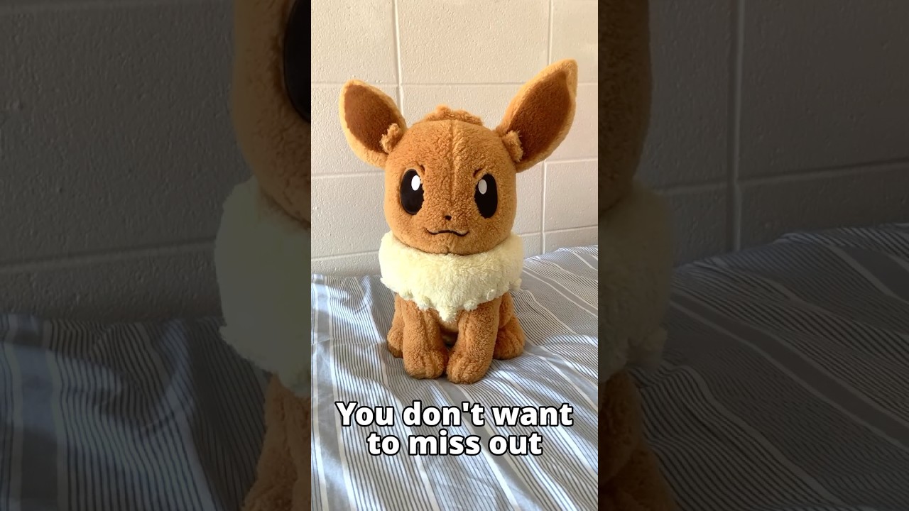 This is a MUST HAVE Eevee plush!