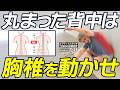 【猫背改善】肩こり・腰痛はココが原因かも！ガチガチに固まった胸椎を動かす最強エクササイズ【ピラティス】