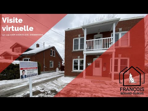 Immobilier Estrie - visite virtuelle pour le 137-139 10em ave sud Sherbrooke