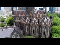 Flying over st  patrick cathedral 2  oct 2017