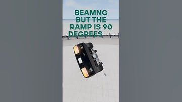 BeamNG But The Ramp Is 90 Degrees #beamngdrive #beamngexperiments #beamngphysics #automobile #shorts