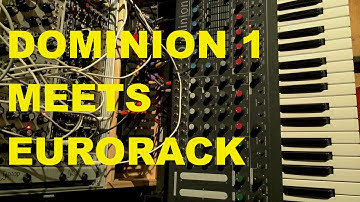 MFB Dominion 1 Demo 3: Dominion 1 Meets Eurorack