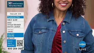 DG2 by Diane Gilman Virtual Stretch Denim Jacket