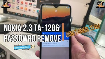 Nokia 2.3 (TA-1211, TA-1214, TA-1206, TA-1209) Pin Pattern Erase Frp One Click by Unlock Tool #nokia