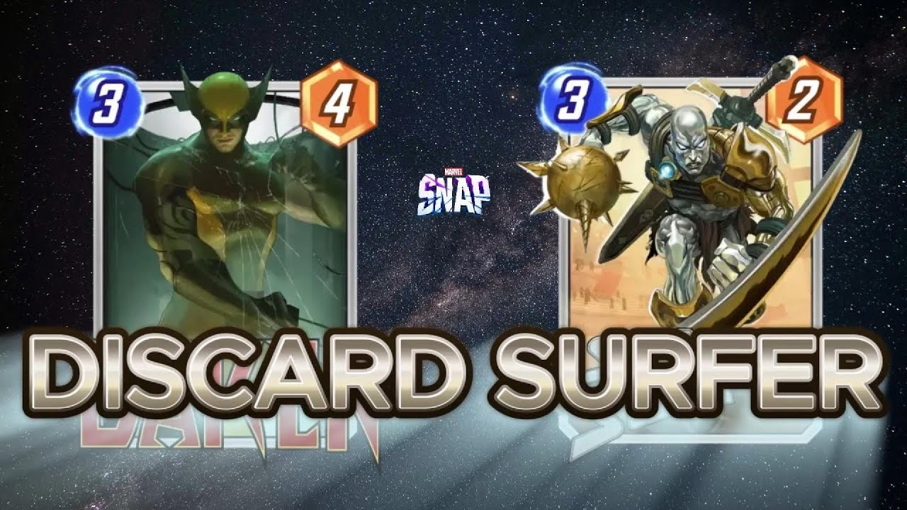 SILVER SURFER combo BARU! Daken Bullseye Surfer DECK! Marvel SNAP Indonesia