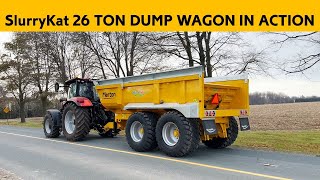 SlurryKat 26 Ton Dump Wagon IN ACTION | Morton Equipment