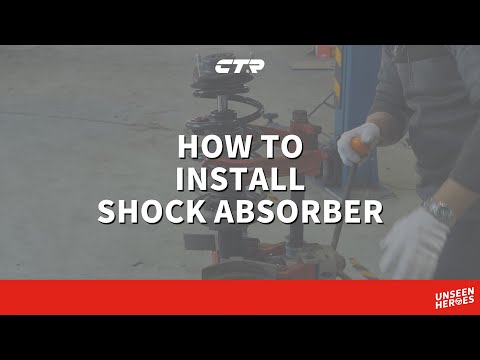 How to install shock absorber - YouTube
