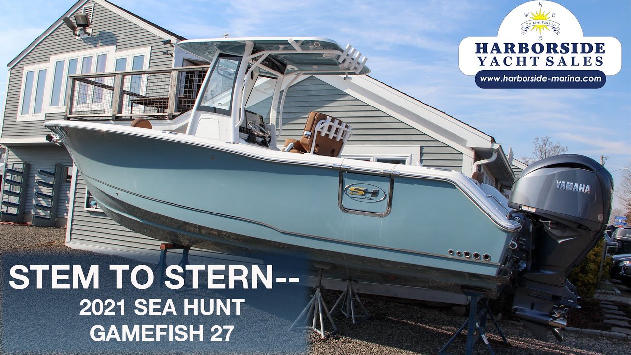 Stem to Stern--2021 Sea Hunt Gamefish 27 - YouTube