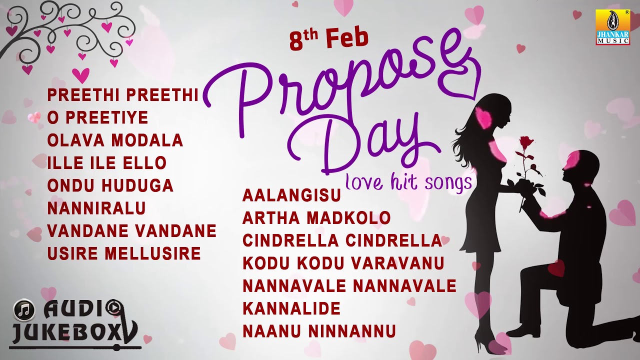 Kannada Love Songs  Propose Day Special  Romantic Kannada  Songs  Valentines Day