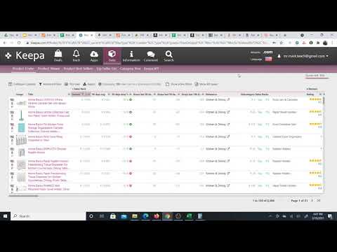 Amazon Product Research - Using Keepa to Get Product Data in Bulk