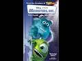 Opening To Monsters Inc 2002 VHS 
