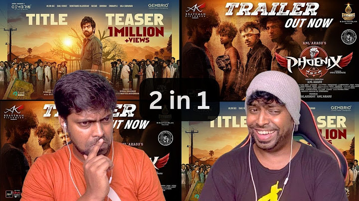 Phoenix Trailer & Bomb Teaser Reaction | 2 in 1 | M.O.U | Mr Earphones #phoenix #arjundas #samcs