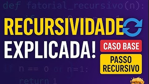 👉 Recursividade em Python: Entenda de uma vez por todas! 🧠 (Fatorial e Fibonacci explicados)