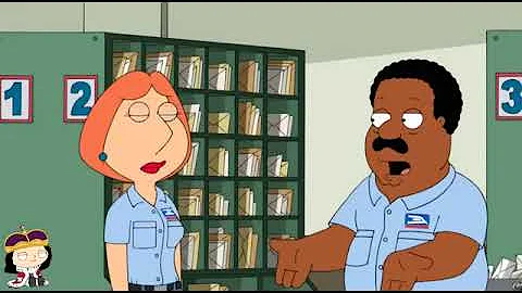 Family Guy - Lois works at a Post Office