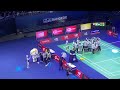 The winning moment the jubilation we have won the thomas cup