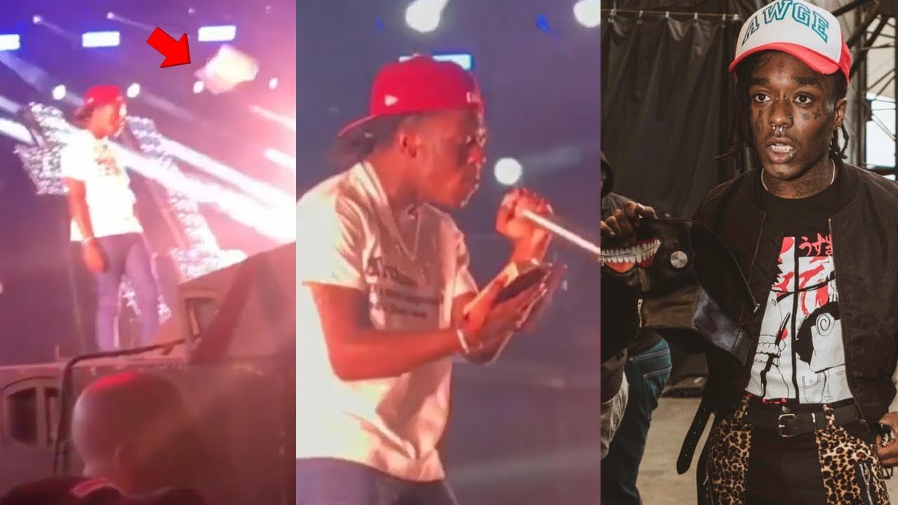 Lil Uzi Vert "Fan Throws A Bible At Lil Uzi Vert"