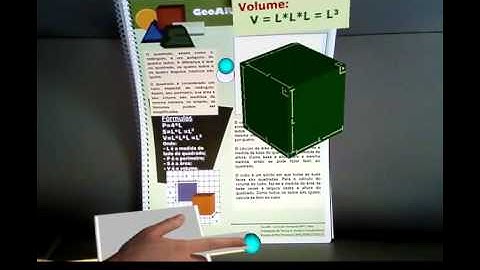 GeoAR - Interactive Book of Geometry with Augmented Reality (subtitles in english)