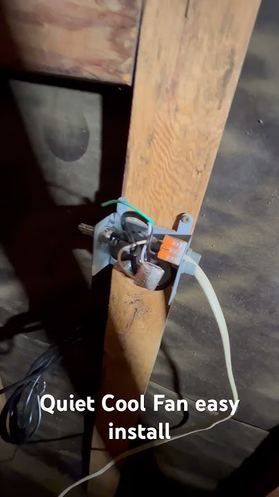 How To Turn Off Quiet Cool Fan Quiet Cool Fan easy install - YouTube