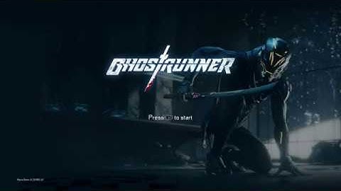 Ghostrunner Demo - Main Menu