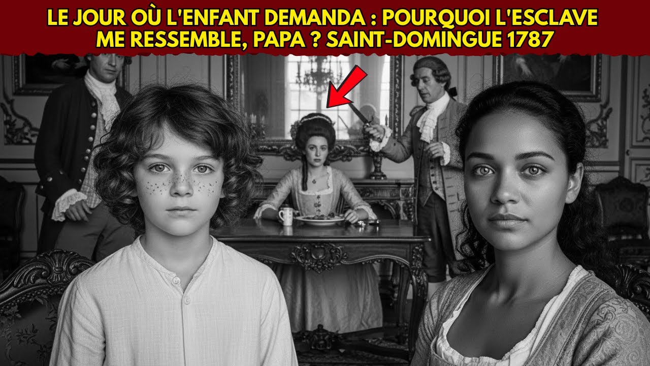 Le Jour où l'Enfant Demanda : Pourquoi l'Esclave me Ressemble, Papa ? Saint-Domingue 1787